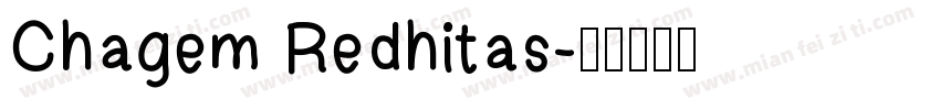 Chagem Redhitas字体转换
